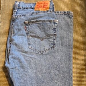 Levi's Men's Light Blue Straight Leg Jeans